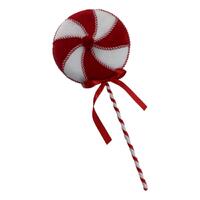 Red White Lollypop 17cm