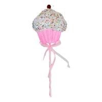 Pink Cupcake Pick 50cm