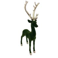 Green Gold Standing Deer 51cm