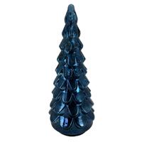 Glass Navy Tree 55cm