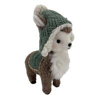 Medium Llama Sage Natural 37cm