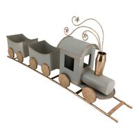 Ivory Metal Christmas Train 54cm