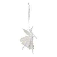 Cream Angel Hanging Left 14cm