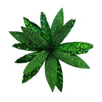 Green Poinsettia 34cm
