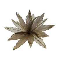 Champagne Glitter Poinsettia 36cm