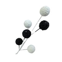 Black White Ball Spray 46cm