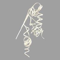 White Twirl Spray 80cm