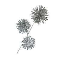 Silver 3 Burst Balls Spray 60cm