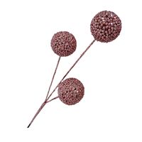Pink 3 Glitter Ball Spray 50cm