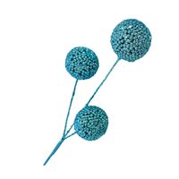 Ice Blue 3 Glitter Ball Spray 50cm