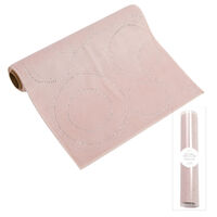 Glam Velvet Diamonte Runner Pink 200cm
