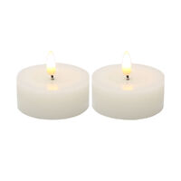 Flash LED Tealight Large 6cm Set of 2
