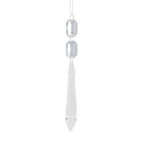 Jewel Drop Narrow Silver Hanging 18cm