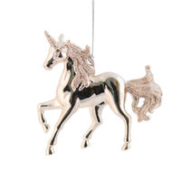 Champagne Gold Unicorn Hanging 11cm