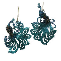 Peacock Plume Hanging 15cm