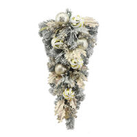 Champagne Holly Teardrop 68cm