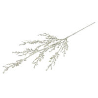 Pearl Branch Spray Platinum 84cm