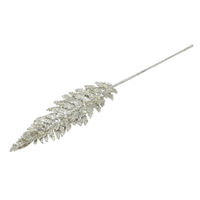 Fern Leaf Spray Platinum 71cm