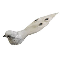Bird Jewel Tail White 22cm