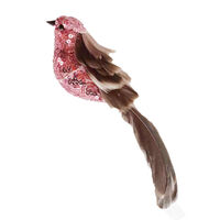 Bird Plume Wings Pink 18cm