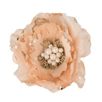 Velvet Silk Magnolia Champagne Gold 16cm