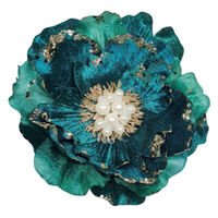 Velvet Silk Magnolia Peacock 16cm