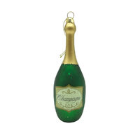 Glass Champagne Bottle 14cm