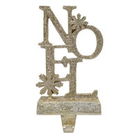 Stocking Holder Noel Champagne 20cm