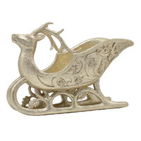 Deer Sleigh Champagne 22cm