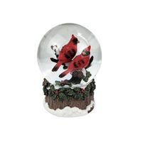 Red Cardinal Musical Waterball 16cm