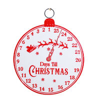 Count Down Days Till Christmas Sign 44cm