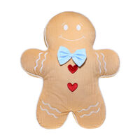 Gingerbread Man Shaped Cushion 50cm