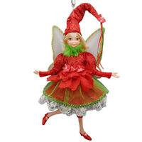 Special Musical Red Christmas Fairy 26cm