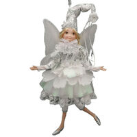 Special Musical Silver Christmas Fairy 26cm