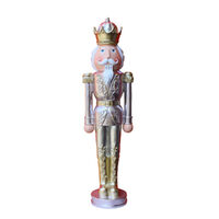 Gold & Silver Nutcracker 100cm