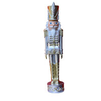 Gold & Silver Soldier Nutcracker 90cm