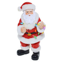 Standing Santa w. String Led 31cm