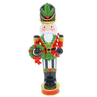 Green & Red Soldier Nutcracker 31cm