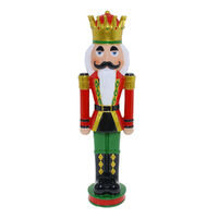 Red Soldier Nutcracker Crown 31cm