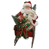 Santa Claus w. Sleigh 25cm