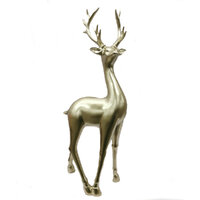 Large Champagne Standing Reindeer 73cm