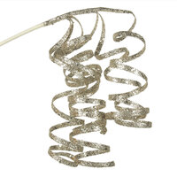Champagne Glitter Swirl Pick 45cm