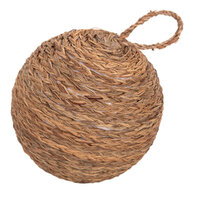 Woven Bauble in Seagrass 20cm