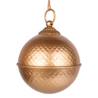 Shiny Gold Metal Bell 18cm