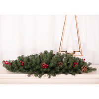 Berry & Pinecone Pre-Decorated Swag 90cm
