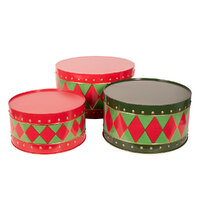 Drum Set Metal Set of 3 37cm