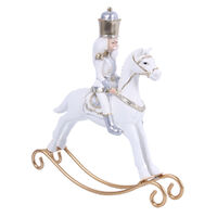 Nutcracker On Rocking Horse 23cm