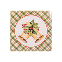 Jingle Bells Napkins 25pk 2Ply 33cm