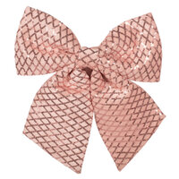 Pink Velour & Sequin Detail Bow 35cm