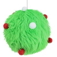 Mean Green Fur Bauble 15cm